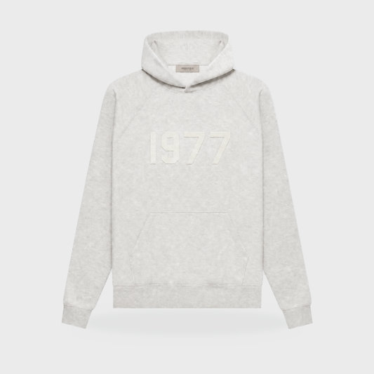 1977 Essentials Hoodie – Light Oatmeal
