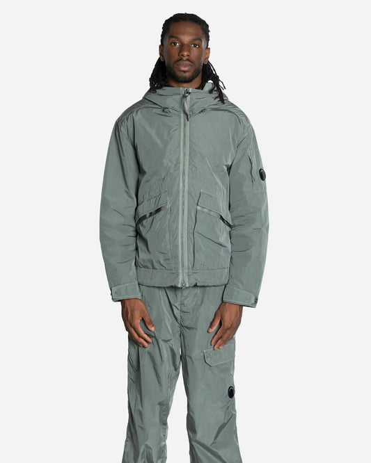 Veste à Capuche Goggle en Heavy Chrome-R