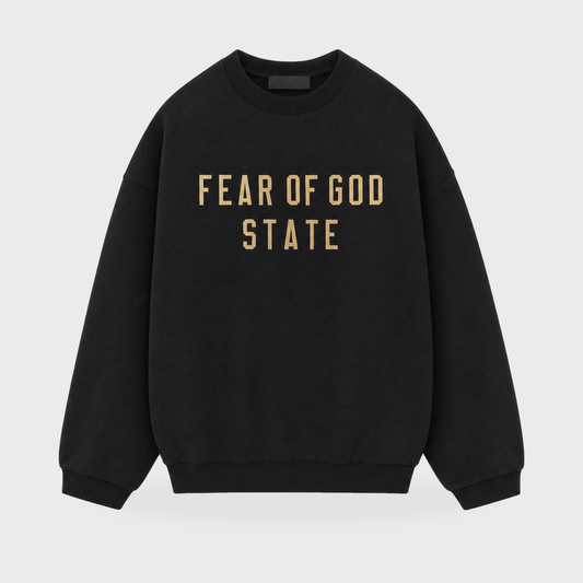 FW24 Essentials Sweatshirt State – Black