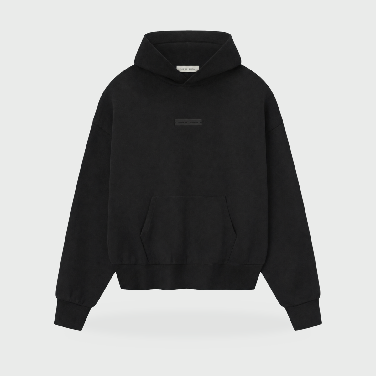 SP25 Essentials Hoodie – Jet Black