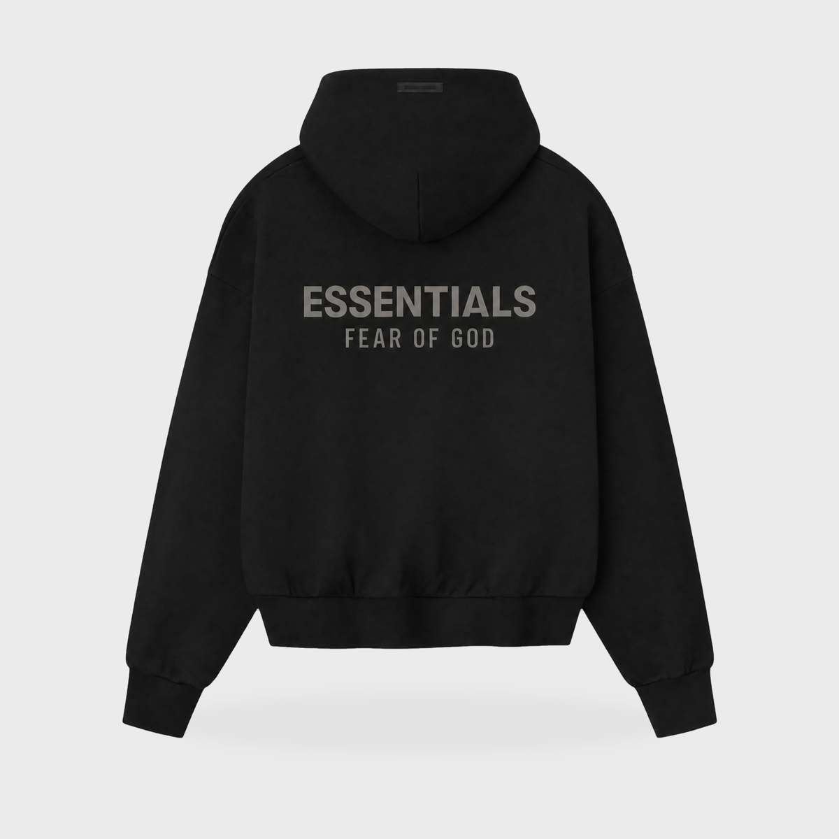 SP25 Essentials Hoodie – Jet Black