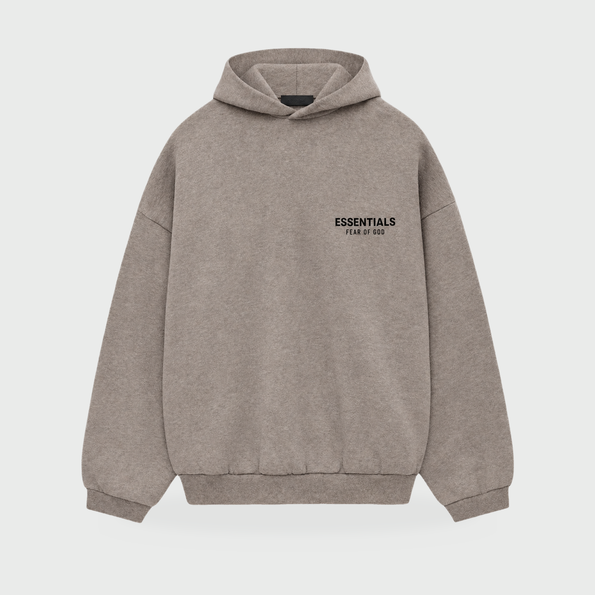 SS25 Essentials Hoodie – Heather Grey