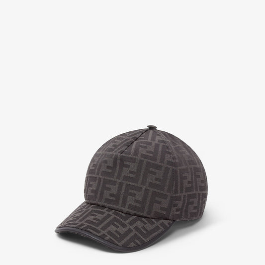 Casquette de baseball en jacquard FF gris