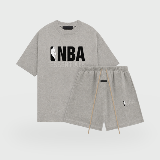 Essentials x NBA Summer Set (2) – Dark Oatmeal