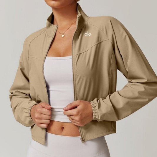 A BEIGE WIND JACKET