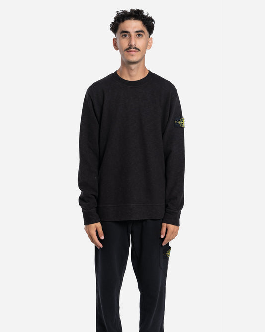 Sweatshirt Ras-du-Cou en Jersey Noir