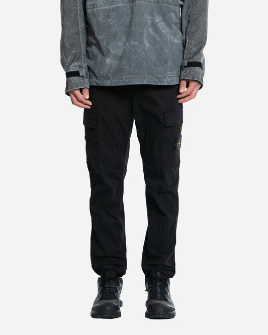 Pantalon Cargo en Coton Noir