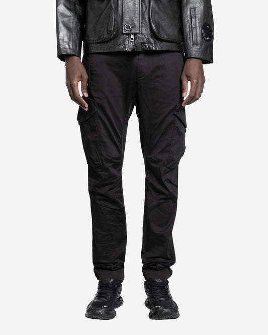 Pantalon Cargo Satin de Coton Stretch Lens