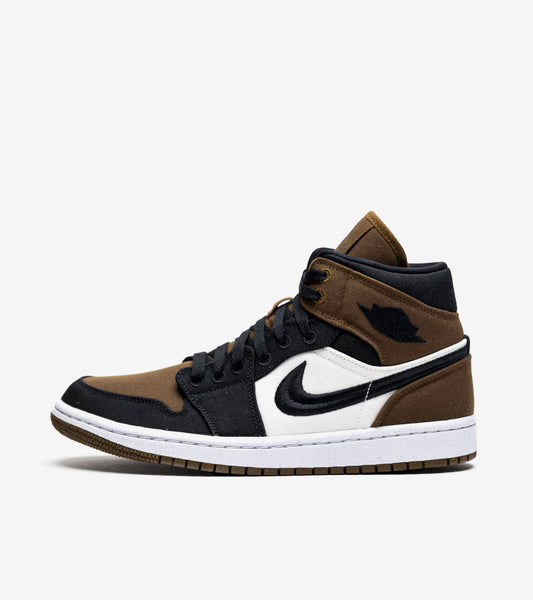 Jordan 1 Mid Olive Toe (Women's)